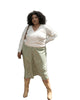 Connie Button Down Midi Skirt - thumbnail