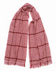 Mixed Patten Soft Tweed Scarves Red - thumbnail