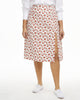 Danielle Bernstein Women's Plus Slip Skirt White/Red Size 2X - thumbnail