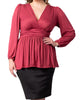 Leah Long Sleeve Tunic Top - thumbnail