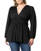 Leah Long Sleeve Tunic Top - thumbnail