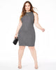 B Darlin Women's Trendy Plus Size Metallic Bodycon Dress Black Size 22W - thumbnail