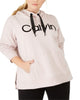Calvin Klein Women's Plus Oversized Cozy Sweatshirt Pink Size 1X - thumbnail