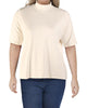 Ralph Lauren Women's Plus Knit Turtleneck Sweater White Size 2X - thumbnail