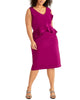 RACHEL Rachel Roy Women's Trendy Plus Size Asymmetrical Ruffle-Trim Dress Purple Size 22W - thumbnail