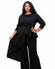 Sanctuary Asymmetrical Peplum Top - thumbnail