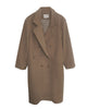 The Double Breasted Car Coat in Soft Camel - thumbnail