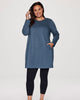 Plus Prime Fleece Crewneck Dress - thumbnail