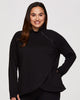 Plus Prime Ready To Roll Fleece Zip Mock Neck Pullover - thumbnail