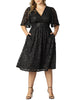 Starry Sequined Lace Cocktail Dress - thumbnail