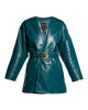 Jasper Recycled Leather Coat - thumbnail