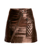 Elodie Upcycled Leather Skirt - thumbnail