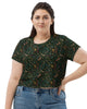 Festive Flora Crop Tee - thumbnail