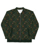 Festive Flora Bomber Jacket - thumbnail