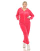 Plus Size 2-Pc Velour Tracksuit Set - thumbnail
