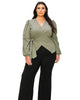 Yelena Crepe Wrap Top - thumbnail