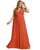 Floral Applique Sleeveless Chiffon Long Formal Evening Dress - thumbnail