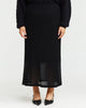 Oxford Metallic Knit Skirt - thumbnail