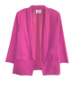 Crystal Oversized Classic Blazer in Pop Pink - thumbnail