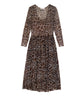 The Graham Mesh Midi Dress in Leopard - thumbnail
