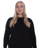 Cashmere Long Sleeve Shrunken Crew - thumbnail