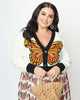 Smak Parlour Cream & Butterfly Cardigan - thumbnail