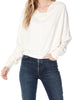 Button Back Top in Cream - thumbnail