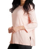 Lillie Kashmira 3/4 Sleeve Tunic in Peach - thumbnail