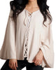 Jessica Kashmira Poncho in Beige - thumbnail