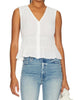 Featherweight Button Up in White - thumbnail