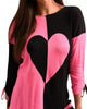 Heart Sweater in Black Multi - thumbnail