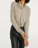 Find Me Lounging Tunic Pullover in Heather Truffle - thumbnail