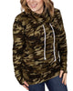 Classic Cowl Neck Sweatshirt in Camo - thumbnail
