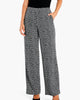 Etched Tweed Wide Leg Ankle Pant in Black Multi - thumbnail