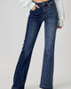 High Rise Wide Flare Jean in Indigo Combo - thumbnail