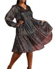 Holiday Story Dress in Black - thumbnail