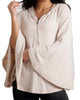 Sophia Kashmira Hooded Poncho in Beige - thumbnail