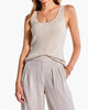 Rib Sweater Tank in Sandshell - thumbnail