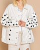 Stars Are Out Shacket in White - thumbnail