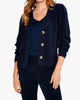 Shaker Knit Cardigan in Dark Indigo - thumbnail