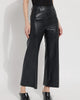 Vegan Leather Wide Leg Pant in Kohl Black - thumbnail