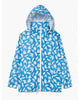 Women'S Athens Windbreaker Jacket in Blue Floral Petal - thumbnail