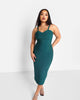 Rebdolls Women's Cher Bandage Cowl Neck Midi Bodycon Dress - thumbnail