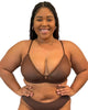Nude Shade Mesh Racerback Bra - thumbnail