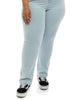 Plus Better Butter Sheila Mid Rise Slim Straight in Samson - thumbnail