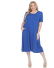 Short Sleeve Midi Dress - thumbnail