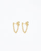 Bruce Chain Studs in Gold - thumbnail