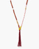 Fringe Necklace in Brown Mix - thumbnail