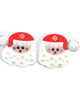 Christmas Santa Earrings in Red - thumbnail