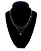 Dot And Bar Chain Necklace Ab in Gold - thumbnail
